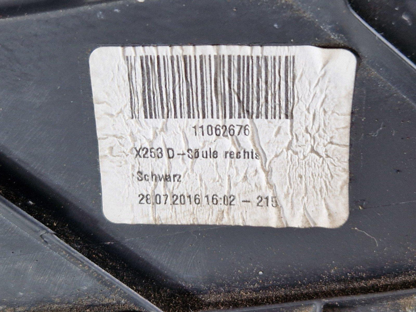 16-22 MERCEDES BENZ X253 GENUINE RIGHT O/S PILLAR TRIM A0009064401