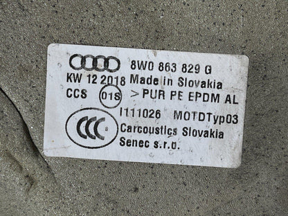 16-19 AUDI A4 B9 GENUINE HEAT DEFLECTOR HEAT SHIELD 8W0863829