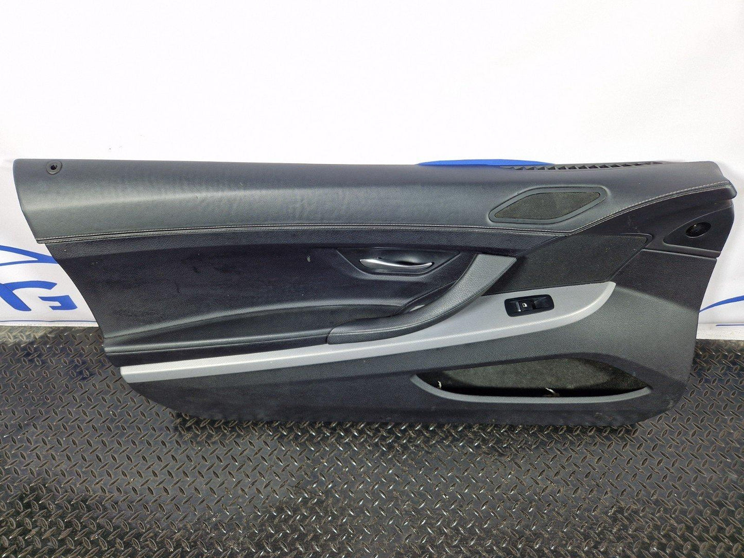 11-18 BMW 6 SERIES F13 COUPE GENUINE LEFT N/S BLACK LEATHER DOOR CARD PANEL