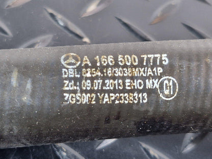 16-19 MERCEDES BENZ GLE W166 GENUINE COOLING HOSE PIPE A1665007775