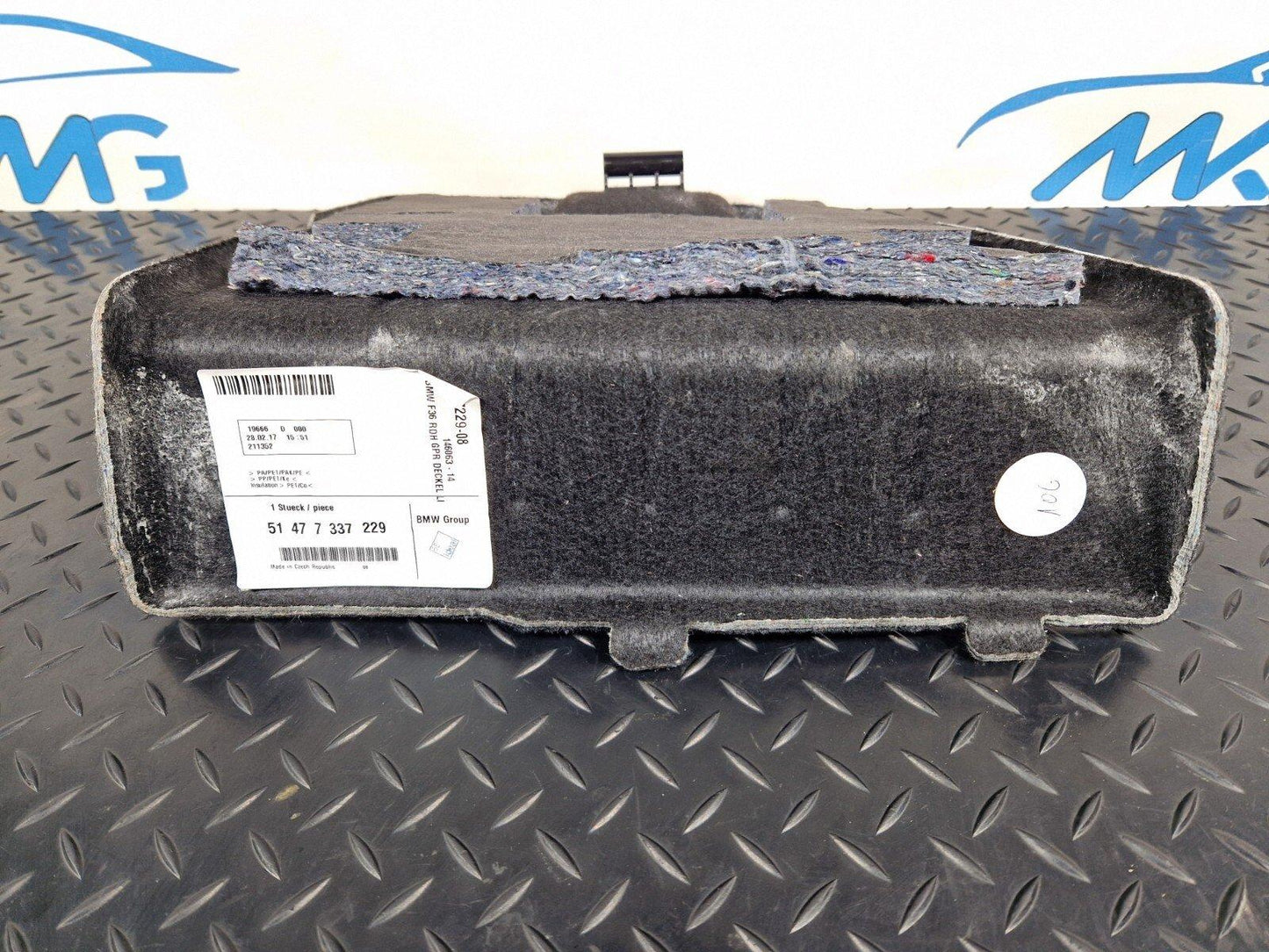 12-18 BMW 4 SERIES F36 BOOT TRUNK FIRST AID PANEL COVER LEFT SIDE 7337229