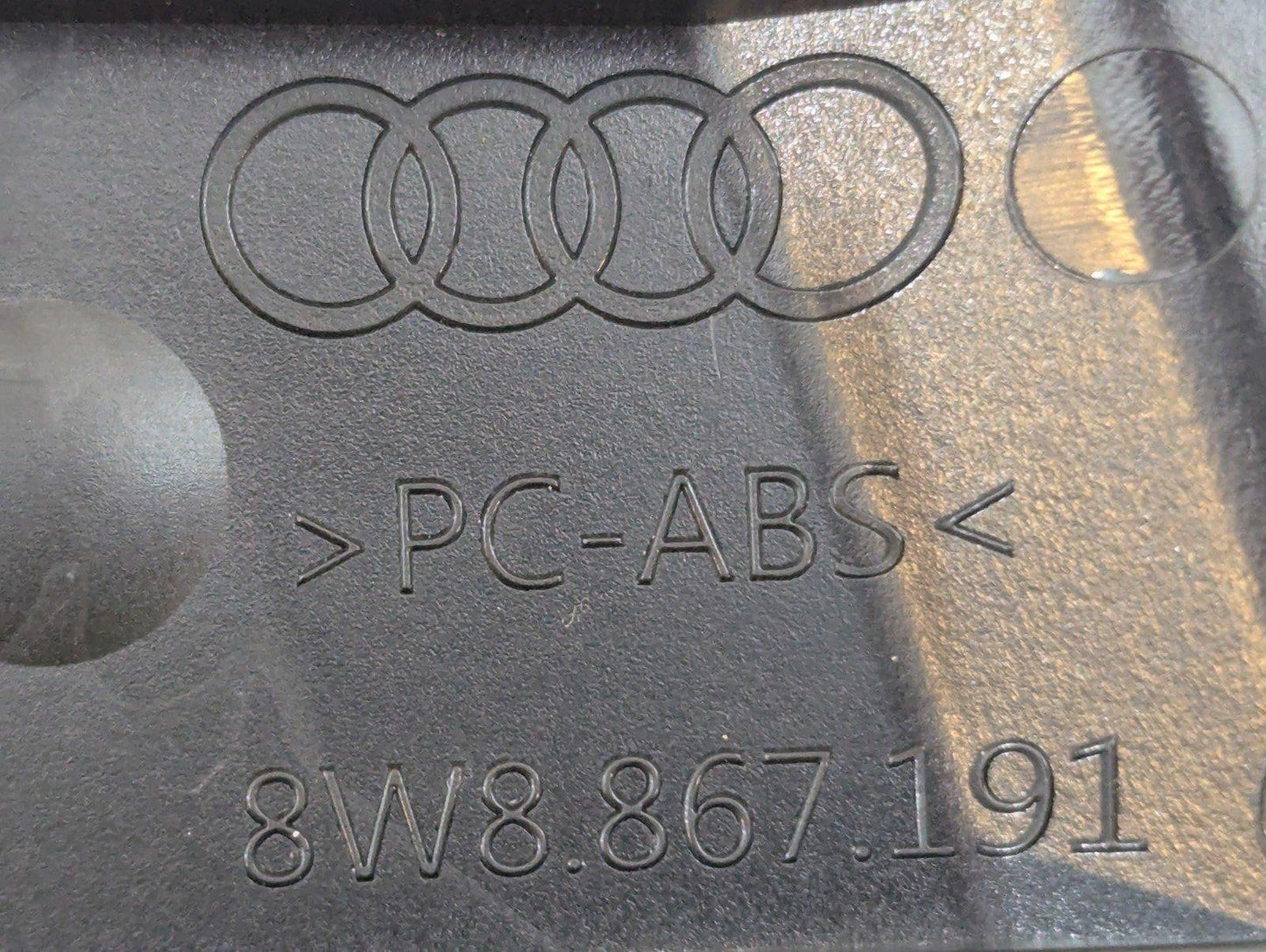 16-23 AUDI A5 F5 GENUINE B-PILLAR TRIM PANEL BRACKET UPPER 8W8867191