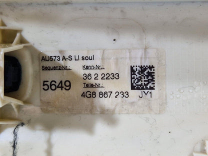 10-18 AUDI A7 4G S-LINE LEFT A PILLAR INTERIOR TRIM COVER PANEL 4G8867233