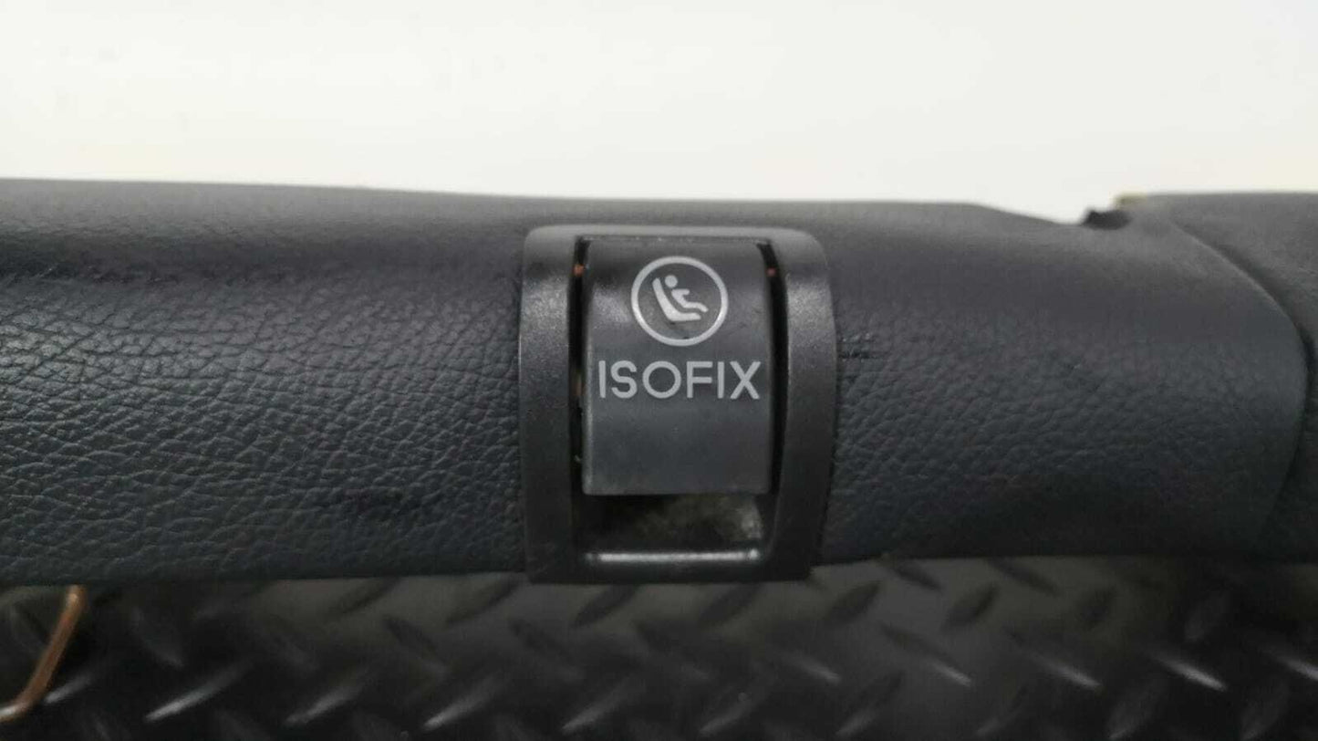 MERCEDES BENZ E-CLASS W212 REAR SEAT PADS ISOFIX BLACK LEATHER A2129200908