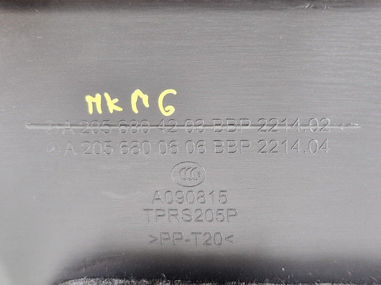 14-21 MERCEDES C200d W205 BOOT TRUNK RIGHT LOAD COMPARTMENT FLOOR STOWAGE TRAY