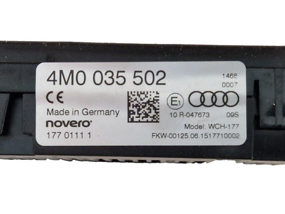 16-20 AUDI Q7 4M GENUINE CENTER CONSOLE WIRELESS PHONE CHARGER MODULE 4M0035502