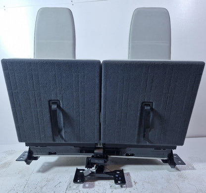 14-19 LAND ROVER L550 DISCOVERY SPORT 3RD ROW REAR SEAT SET IN GREY LEATHER