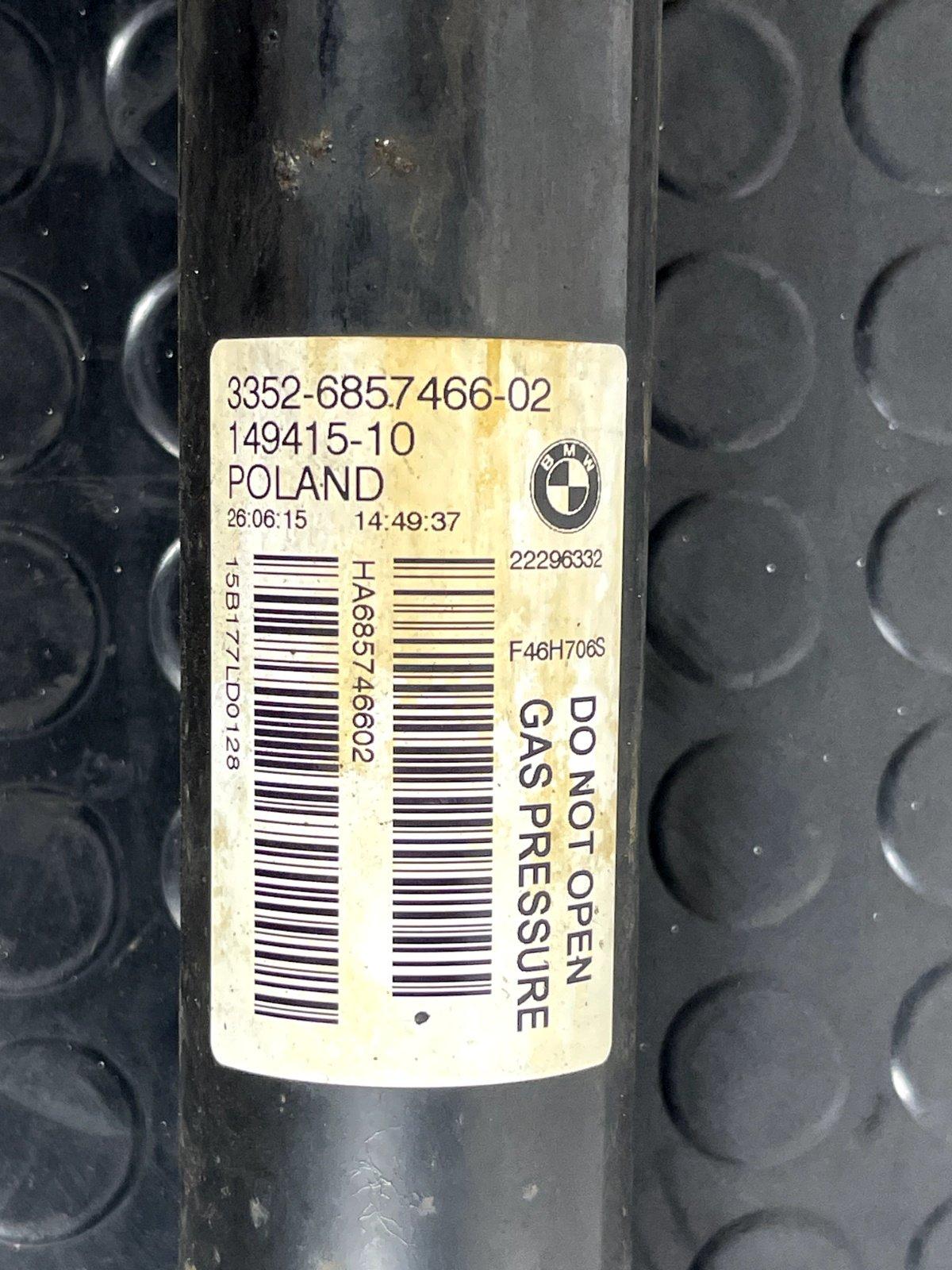 14-21 BMW 2 SERIES GRAN TOURER F45 F46 GENUINE REAR SHOCK ABSORBER 6857466