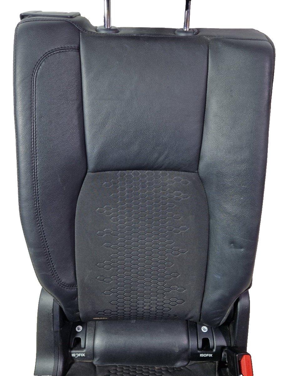 14-19 LAND ROVER L550 DISCOVERY 2ND ROW RIGHT O/S SIDE BLACK LEATHER SEAT