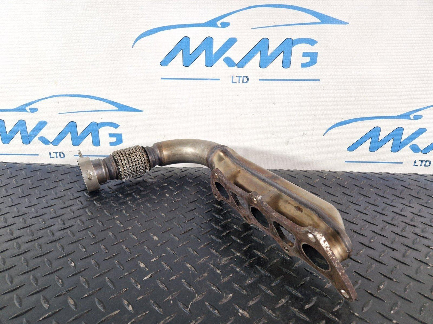 16-20 AUDI Q7 4M 3.0 DIESEL CRTC LEFT EXHAUST MANIFOLD CYLINDER 4-6 059253033CC