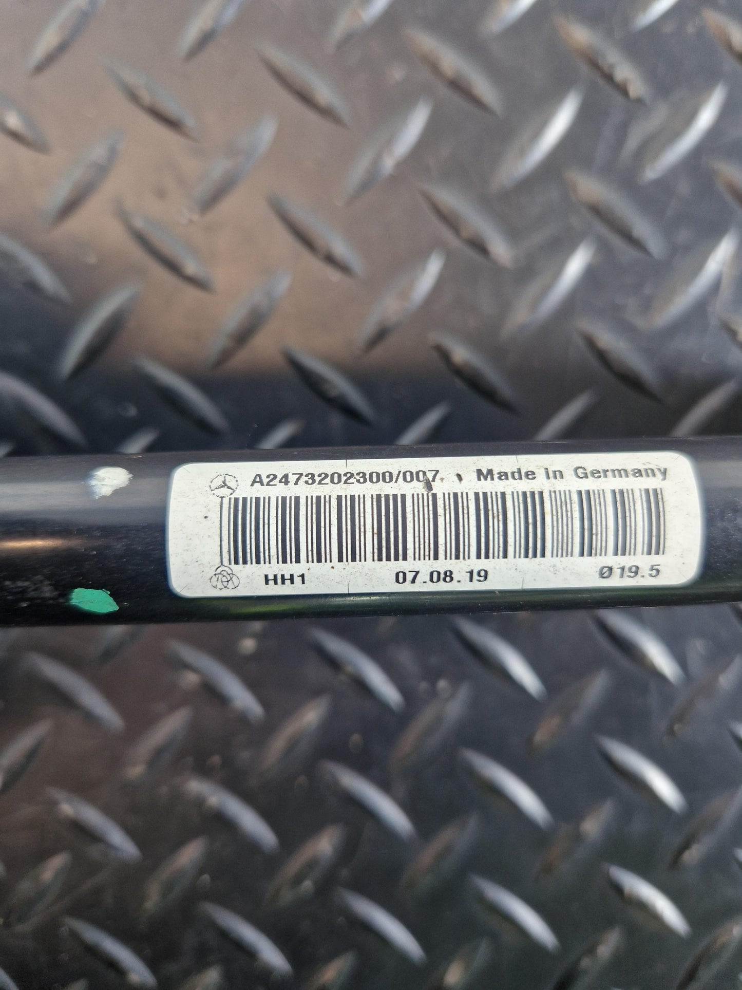 2019 - Mercedes-Benz B200d B-Class W247 Rear Anti Roll Bar A2473202300