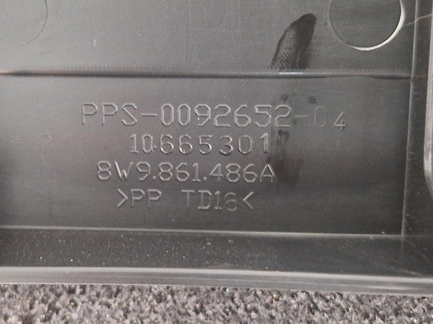 16-19 AUDI A4 B9 SPORT GENUINE OEM TRUNK BOOT FLOOR CARPET TOOL BOX 8W9861486A