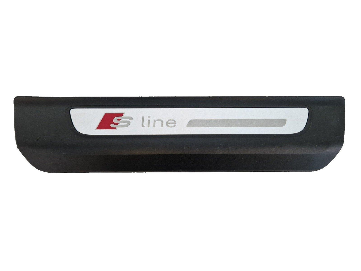 16-20 AUDI Q7 4M GENUINE OEM REAR RIGHT DOOR SILL SCUFF PLATE TRIM 4M0853376