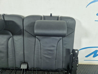 10-15 AUDI Q7 4L GENUINE REAR SEATS 3RD ROW LEATHER