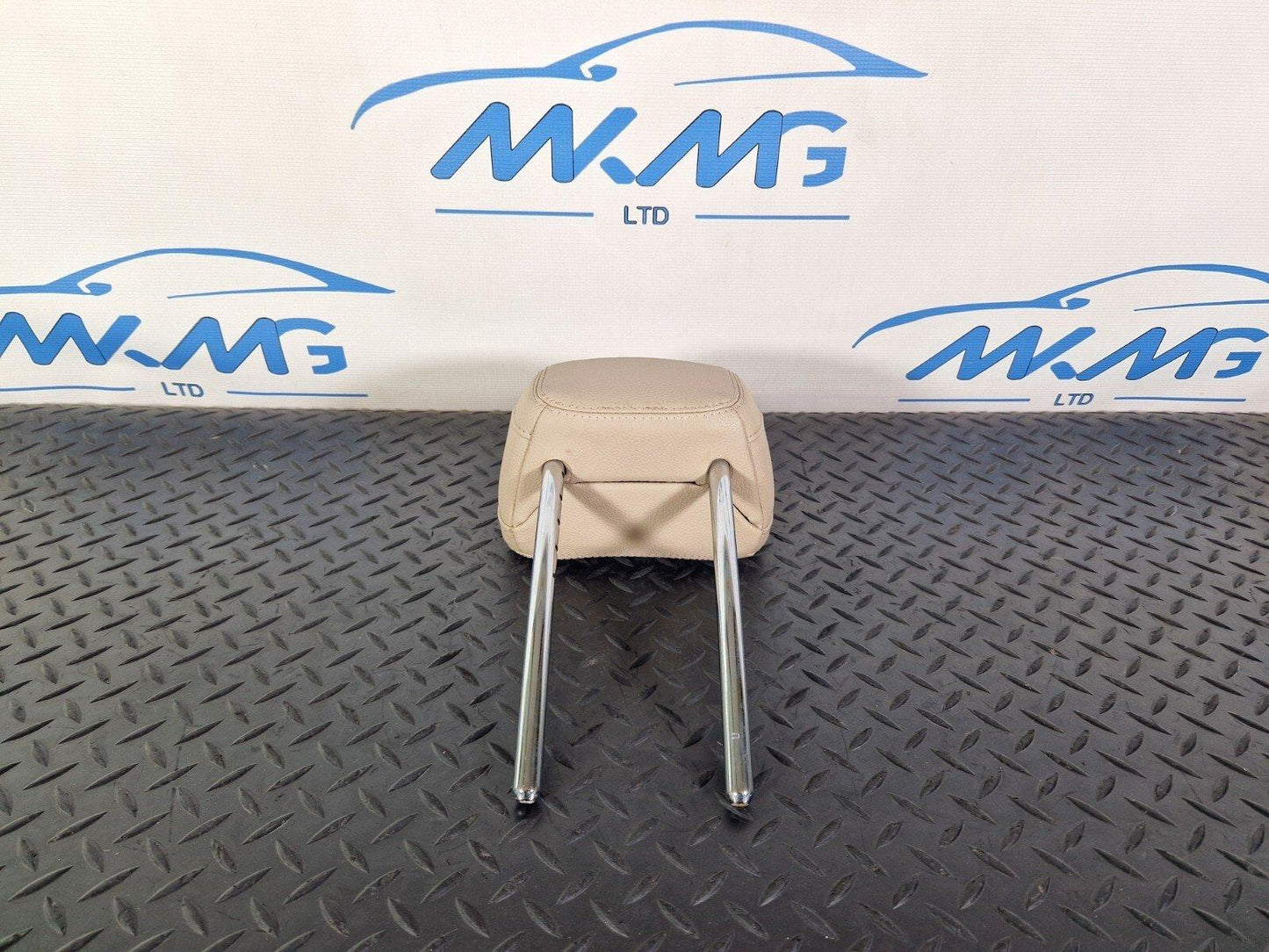 14-21 MERCEDES BENZ W205 OEM REAR SEAT BEIGE LEATHER HEAD REST A2059702950