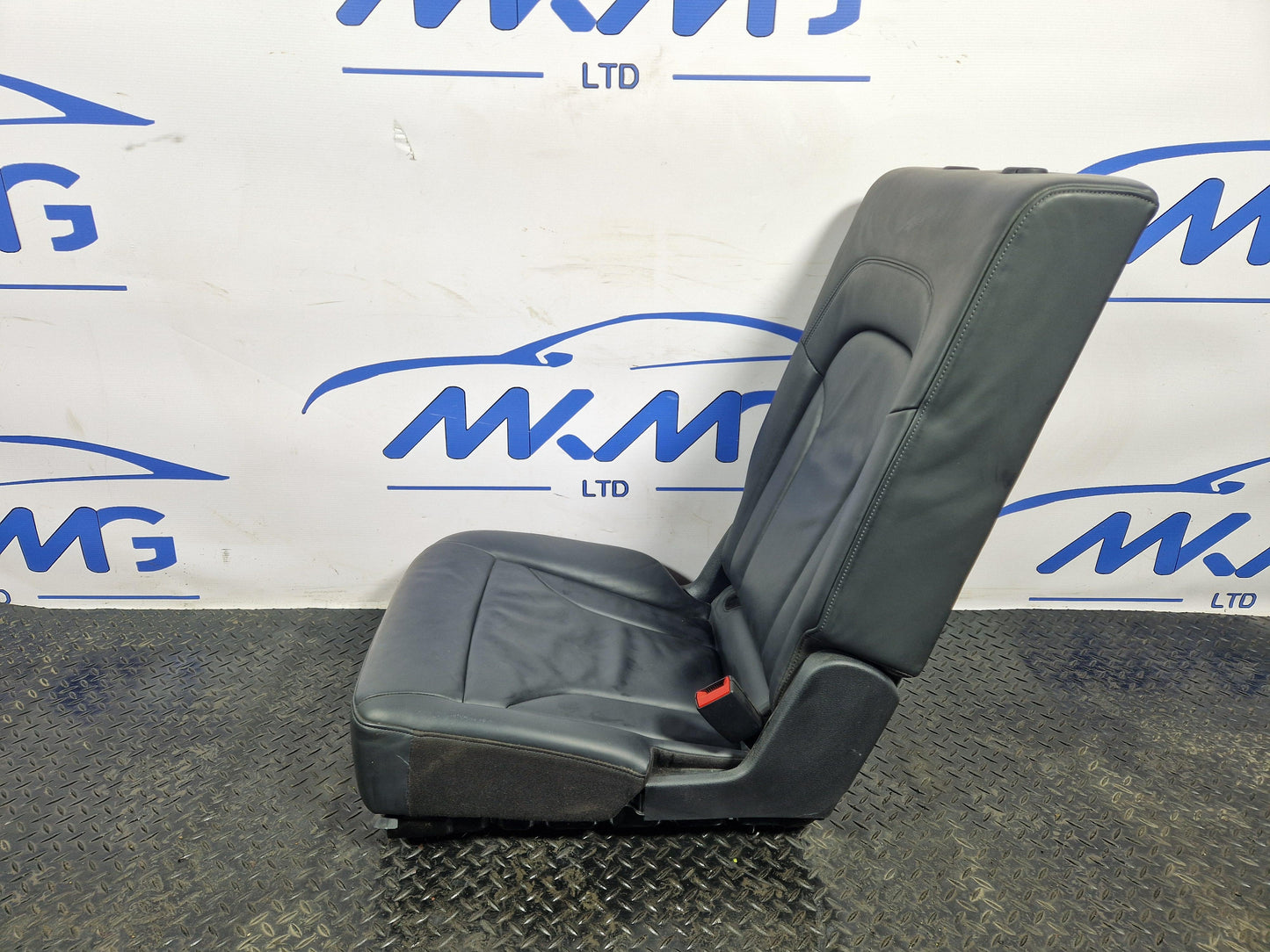AUDI Q5 8R BLACK LEATHER DRIVERS RIGHT REAR LEATHER SEAT