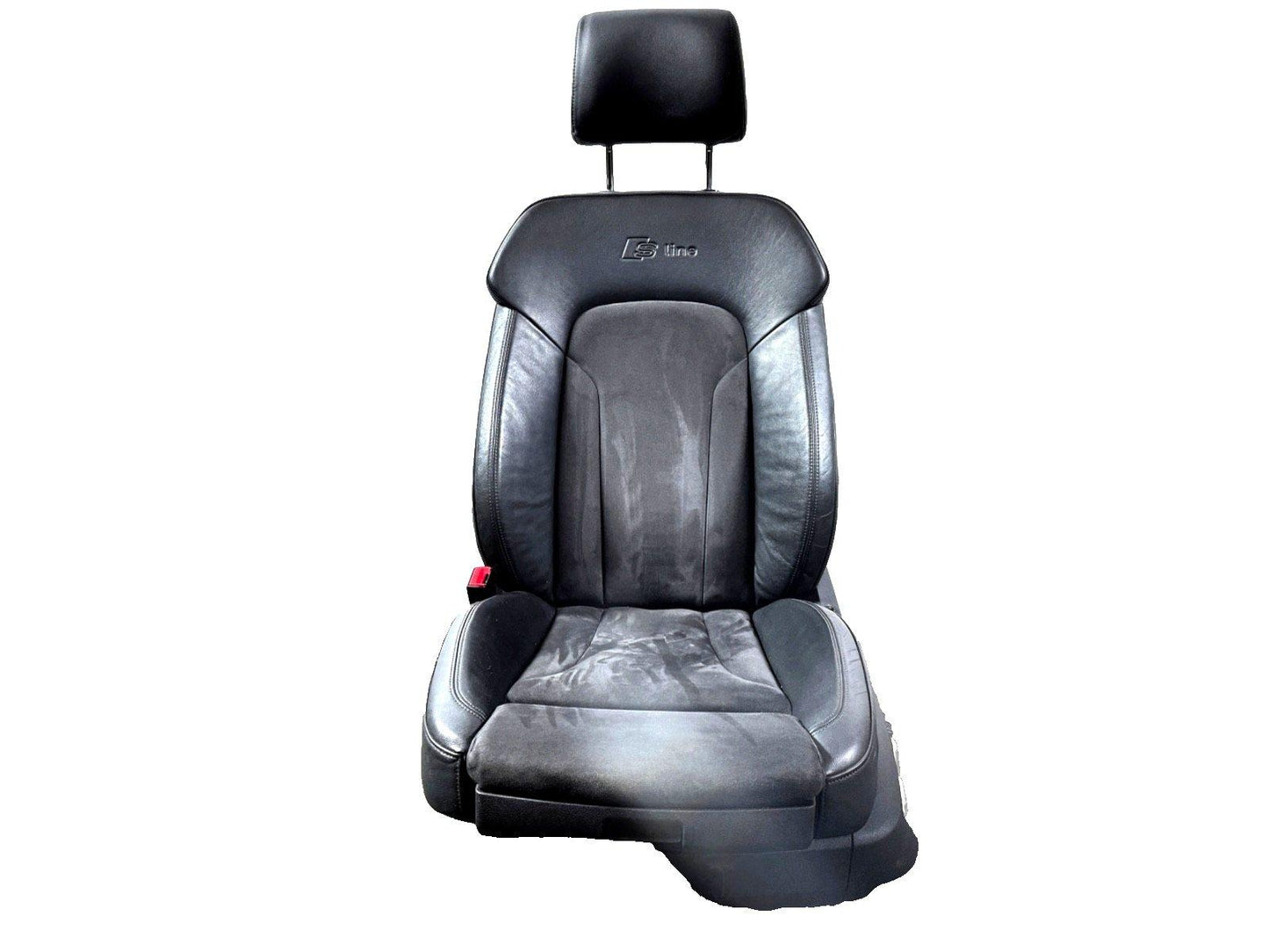15-20 AUDI Q7 4M GENUINE FRONT LEFT N/S FULL ELECTRIC HALF LEATHER SEAT HEATED
