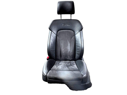 15-20 AUDI Q7 4M GENUINE FRONT LEFT N/S FULL ELECTRIC HALF LEATHER SEAT HEATED