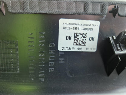 Land Rover Range Rover Evoque L551 Genuine Left N/S A Pillar Trim K8D2-03511-AD
