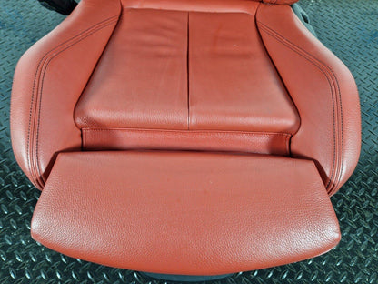 14-16 BMW 2 SERIES F22 GENUINE FRONT LEFT PASSENGER RED SEAT 7243564 9216468