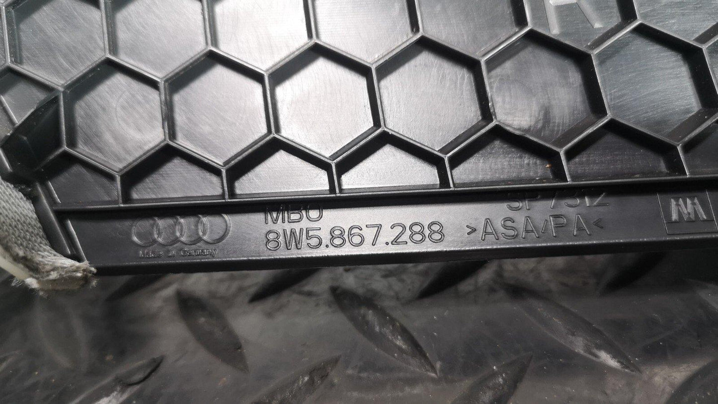 16-19 AUDI A4 B9 S-LINE REAR RIGHT DRIVER SIDE COMPLETE C-PILLAR 8W5867288