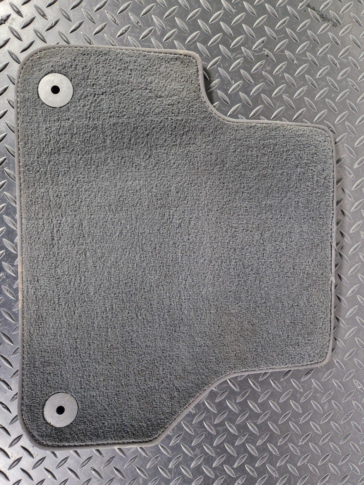 16-24 AUDI A5 F5 COUPE GENUINE OEM SET OF 2 REAR BLACK FLOOR FOOT MATS 8W6061276