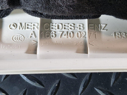 16-19 MERCEDES BENZ GLE W166 GENUINE RHD TAILGATE TRIM A1667400271