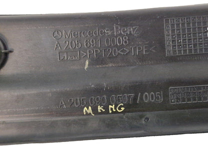 14-21 MERCEDES BENZ C220d W205 GENUINE REAR BOOT TRUNK TRIM BLACK A2056910008