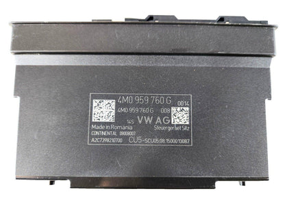 16-20 AUDI Q7 4M SEAT CONTROL MODULE ECU & BRACKET 4M0959760G