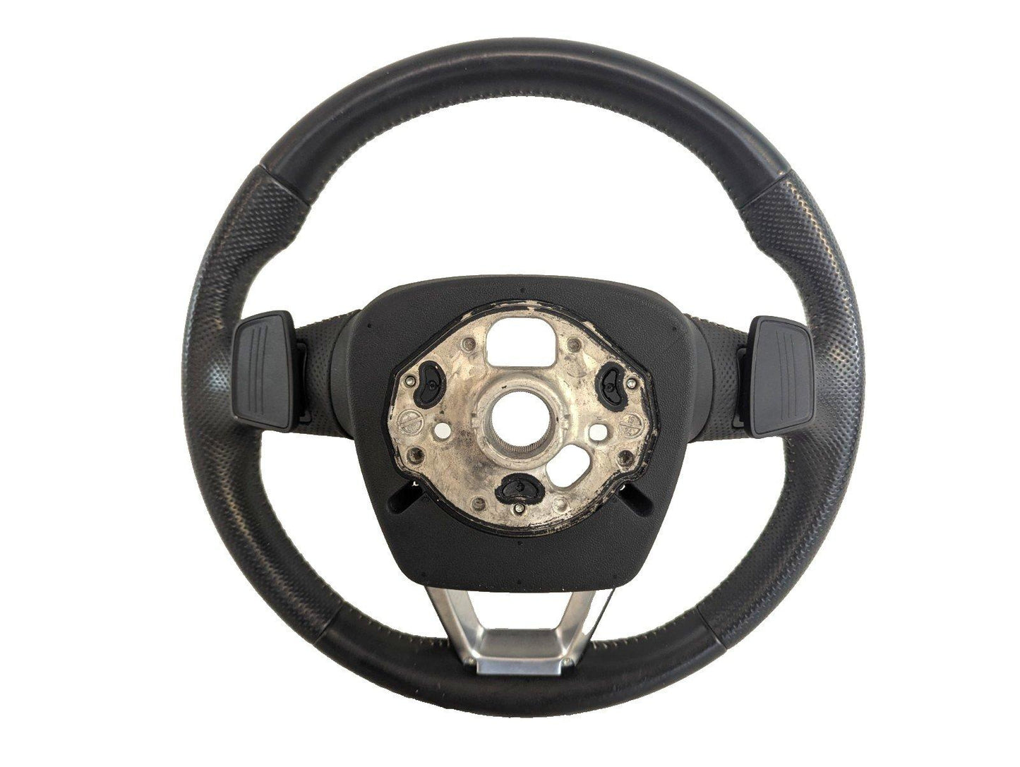 16-20 AUDI Q7 4M GENUINE S-LINE MULTIFUNCTION STEERING WHEEL 4M0419698