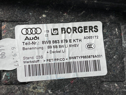 16-23 AUDI A5 F5 SPORTBACK S-LINE BOOT COMPARTMENT PANEL LEFT 8W8863879E