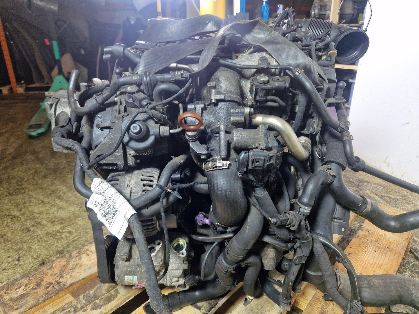 Skoda Octavia 1Z 2L Diesel 125kw CEGA Complete Engine (Plug&Play)