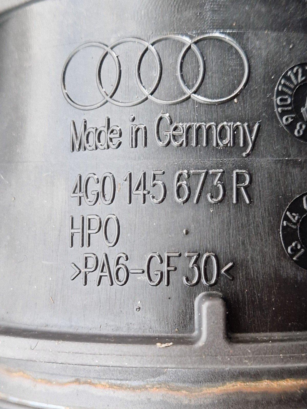 10-18 AUDI A7 4G S-LINE ENGINE PIPE HOSE PRESSURE WITH SENSOR 4G0145673R
