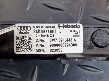 16-24 AUDI A5 F5 CONVERTIBLE GENUINE LEFT ROOF CLOSING CATCH LOCK 8W7871443A