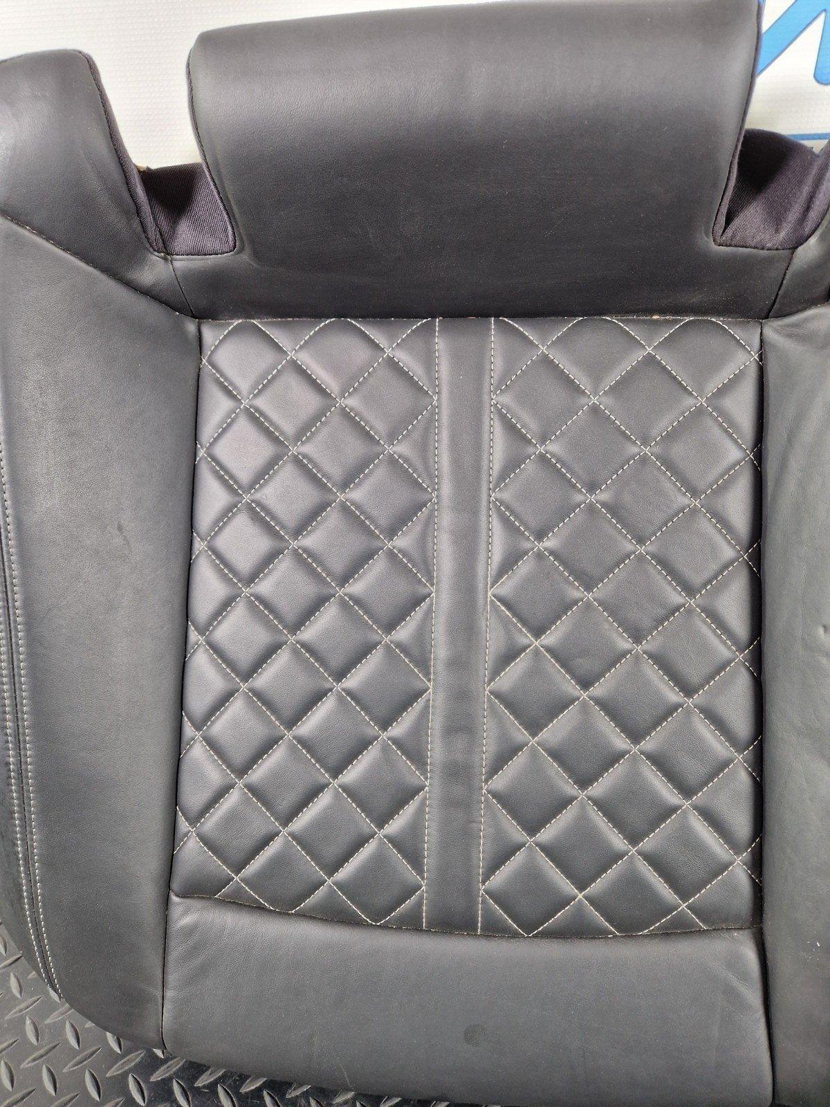 17-24 AUDI S5 F5 OEM REAR BLACK LEATHER COMFORT SEAT BENCH 8W6885079B 8W6885079