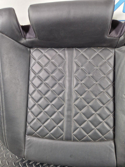17-24 AUDI S5 F5 OEM REAR BLACK LEATHER COMFORT SEAT BENCH 8W6885079B 8W6885079