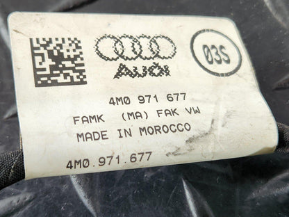 16-20 AUDI Q7 4M FRONT RIGHT N/S CABLE ADAPTER CRASH SENSOR FOR AIRBAG 4M0971677
