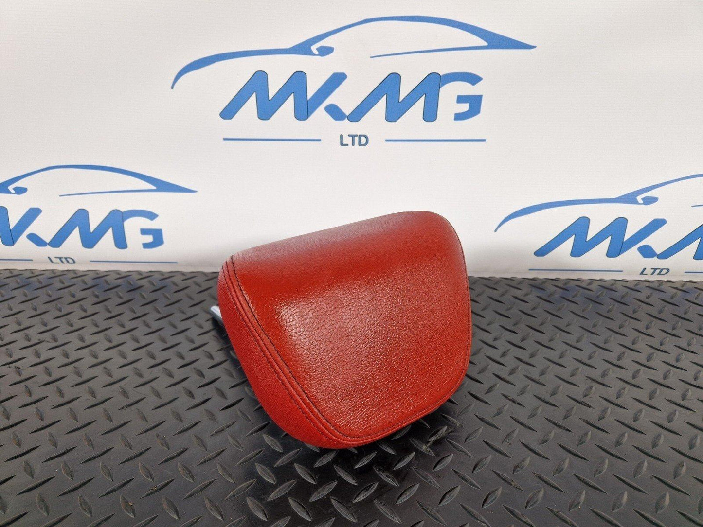 12-18 BMW 4 SERIES F36 LCI REAR LEFT/RIGHT SIDE SEAT RED LEATHER HEADREST