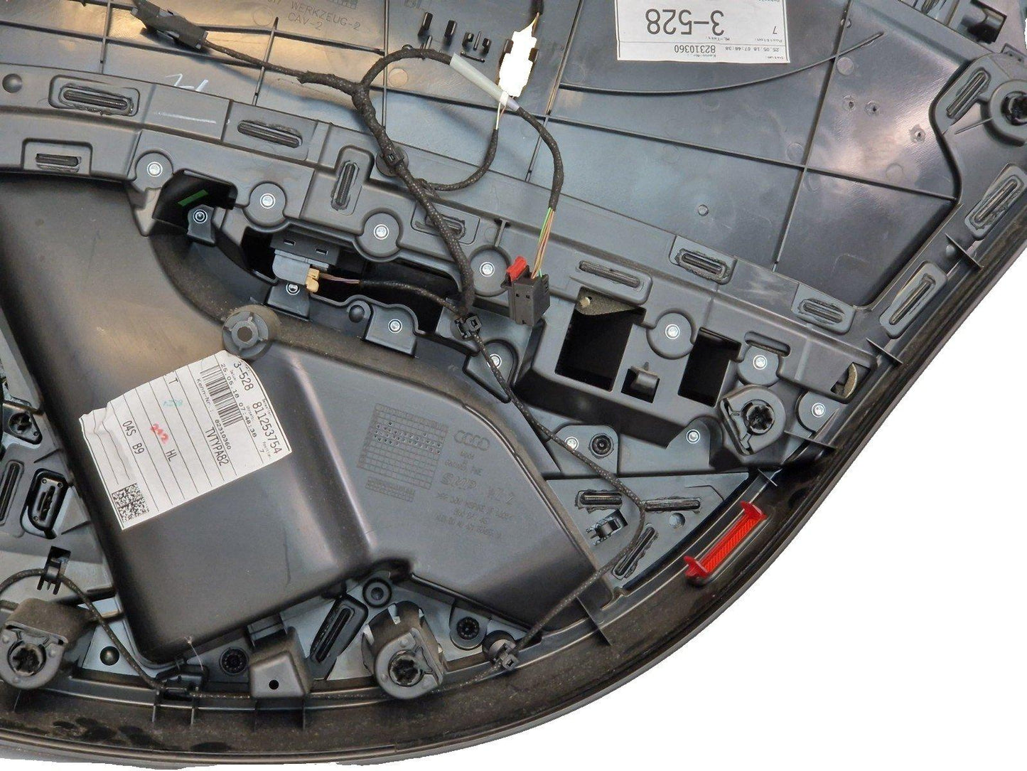 16-19 AUDI A4 B9 SPORT GENUINE OEM LEFT REAR DOOR CARD PANEL TRIM 8W0867487