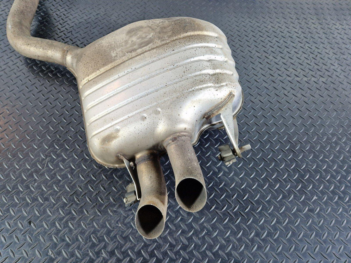 14-21 MERCEDES BENZ C200 W205 OEM REAR EXHAUST SILENCER PIPE SYSTEM A2054912101