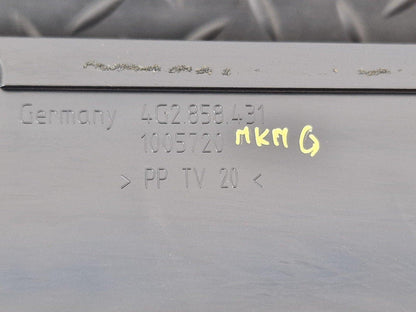 15-18 AUDI A7 4G GENUINE OEM CENTRE DEFROST AIR DUCT GRILLE CHANNEL 4G2858431