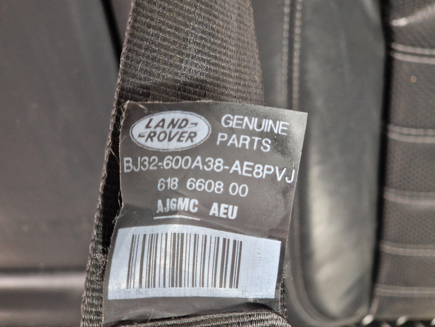 Land Rover Range Rover Evoque L538 SUV Left Rear Seat Backrest