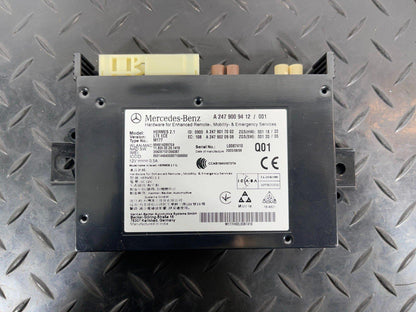 19-ON MERCEDES BENZ A CLASS BLUETOOTH CONTROL MODULE ECU A2479009412