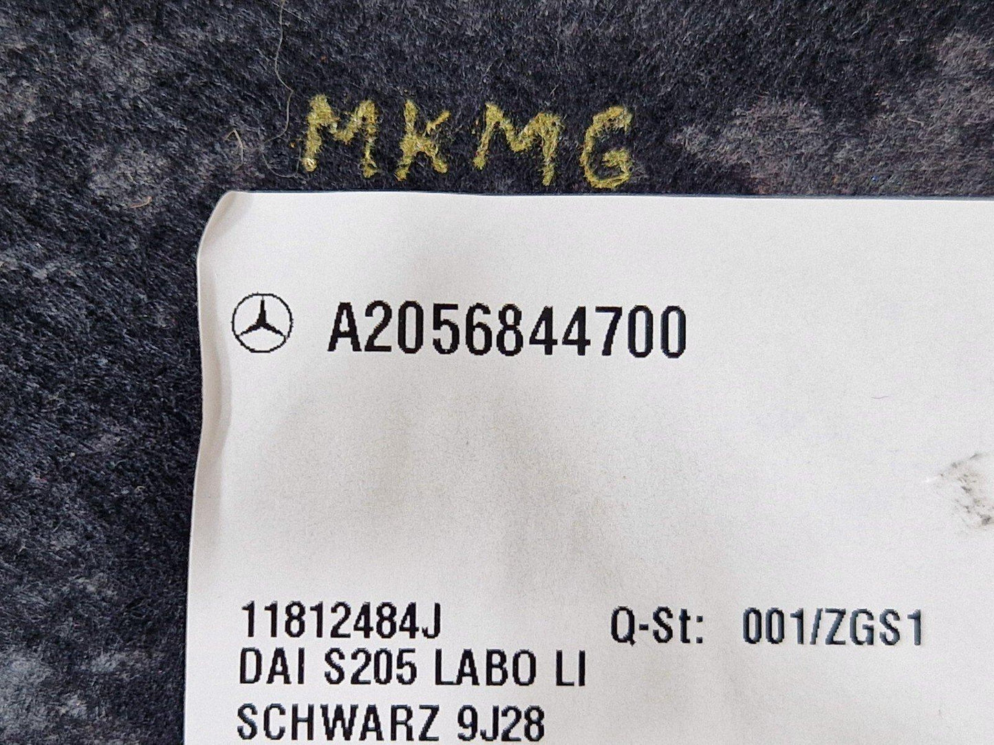 14-21 MERCEDES BENZ W205 GENUINE TRUNK TRIM BOOT COVER LEFT SIDE  A2056844700