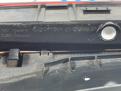 16-22 BMW X1 F48 REAR TAILGATE BOOT LID BLACK SPOILER BRACKET 7360536