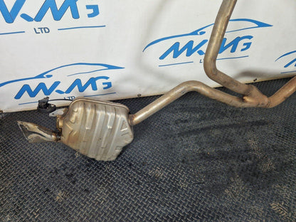 15-18 AUDI A7 4G 3.0TDI FACELIFT GENUINE REAR SECTION EXHAUST TWIN PIPE MUFFLERS