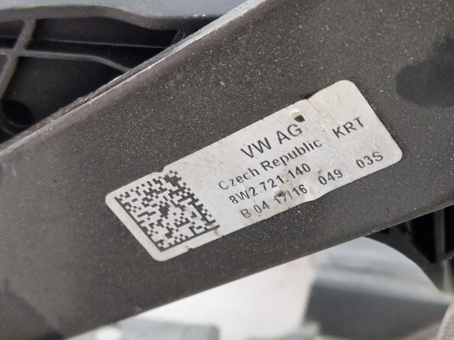16-24 AUDI A5 F5 COUPE OEM BRAKE AND CLUTCH PEDAL BOX ASSEMBLY 8W2721140