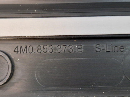 16-20 AUDI Q7 4M GENUINE OEM FRONT LEFT DOOR SILL SCUFF PLATE TRIM 4M0853373