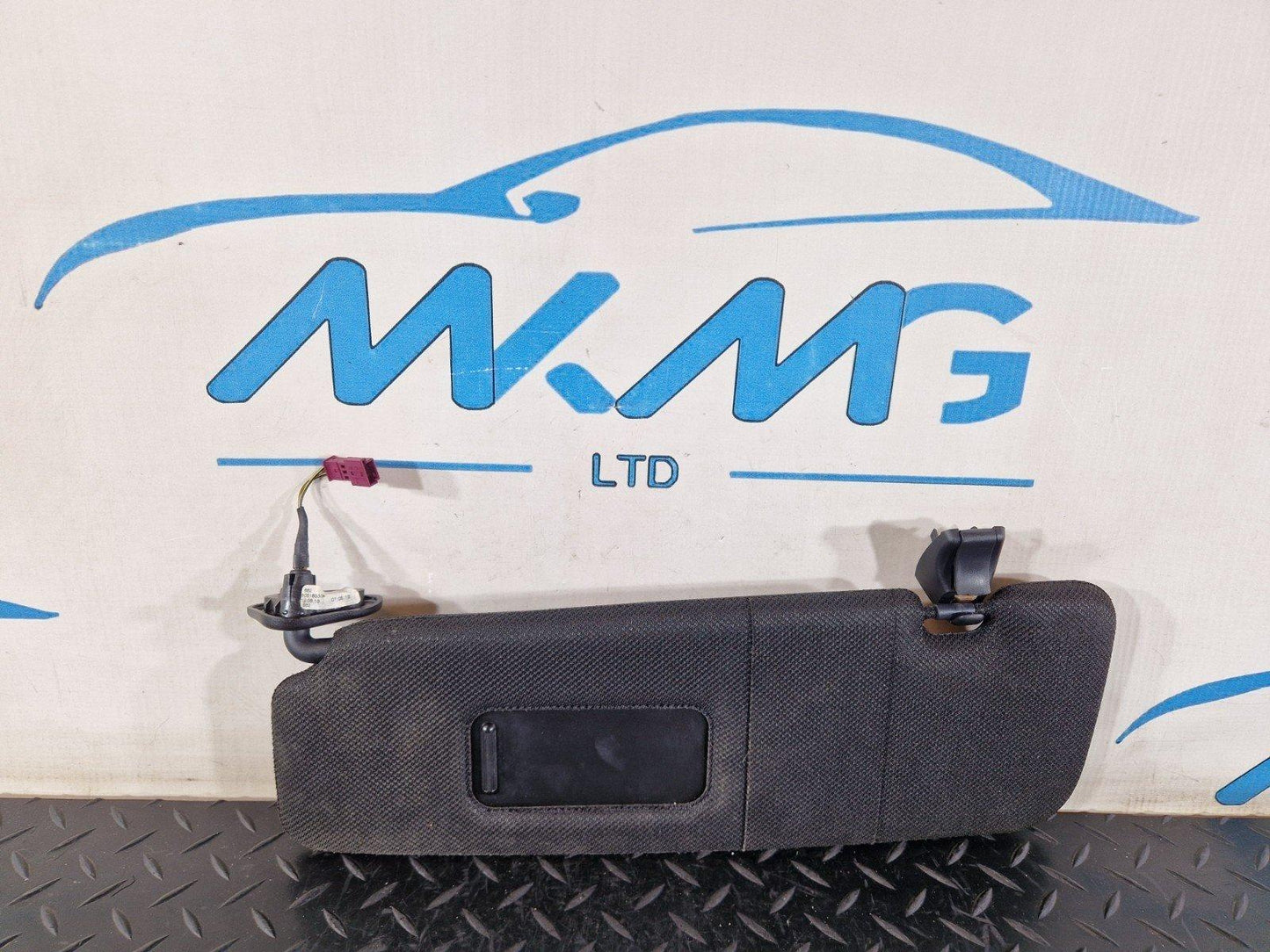 11-18 BMW 6 SERIES F13 FRONT LEFT N/S BLACK SUN VISOR