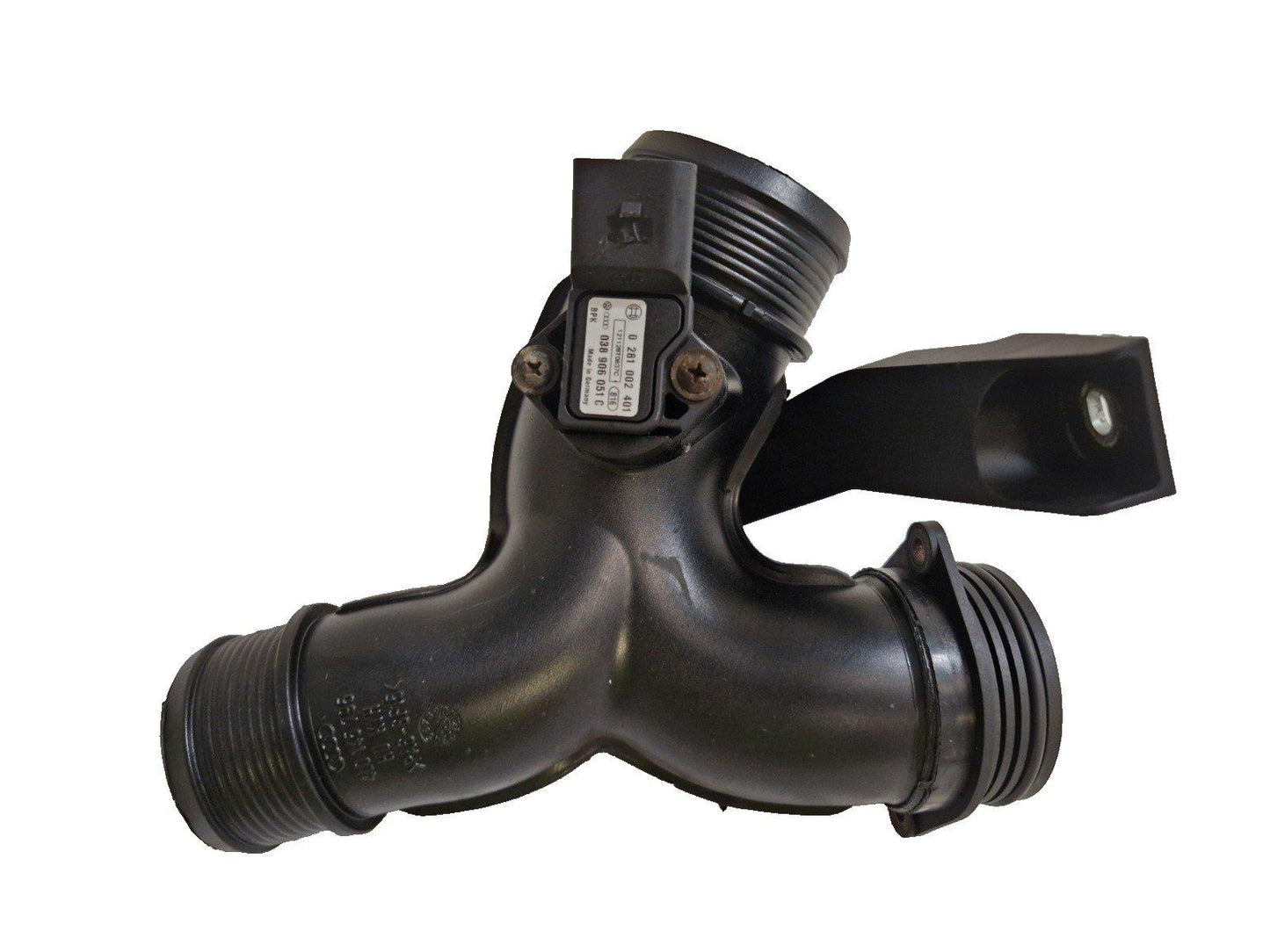 10-15 AUDI Q7 4L INTERCOOLER SPLIT PRESSURE HOSE PIPE LINE TUBE 4L0145795